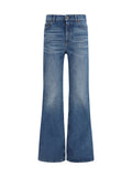 Chloé Women Jeans Flared In Organic Cotton Denim