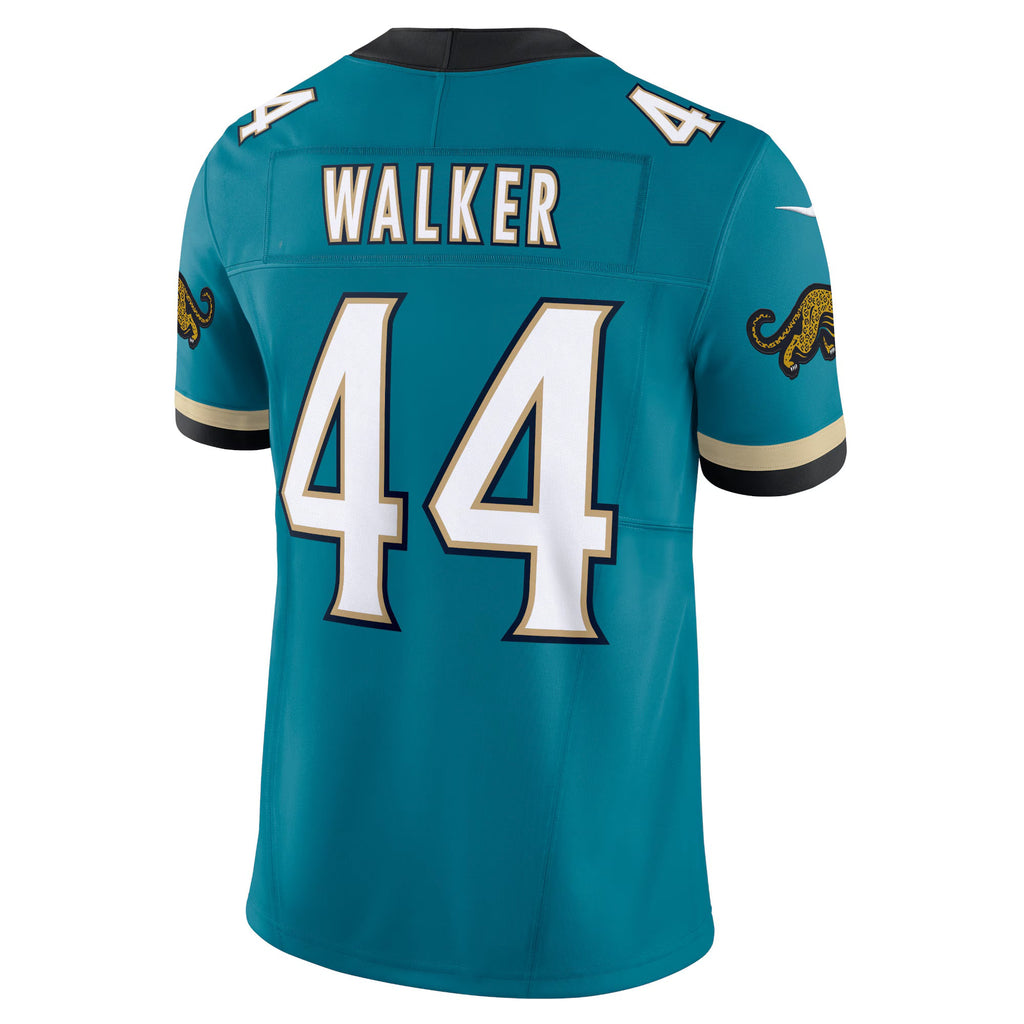 Jacksonville Jaguars Travon Walker Teal Prowler Throwback Vapor F.U.S.E. Limited Jersey