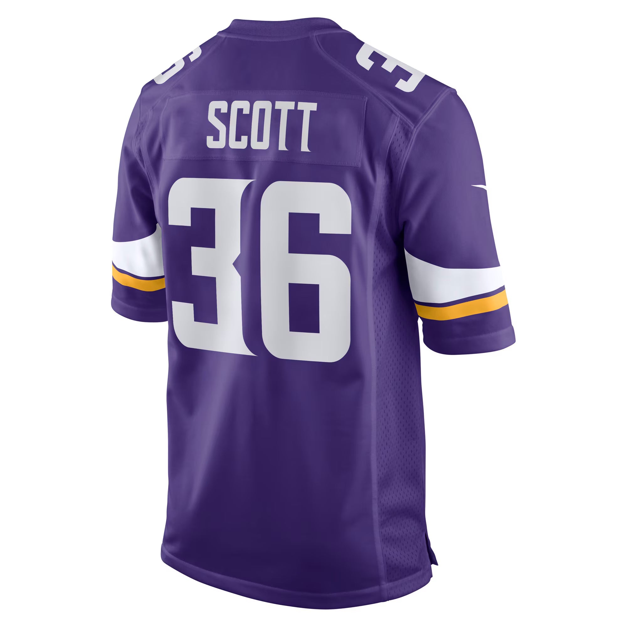 Minnesota Vikings Zavier Scott Purple Team Game Jersey