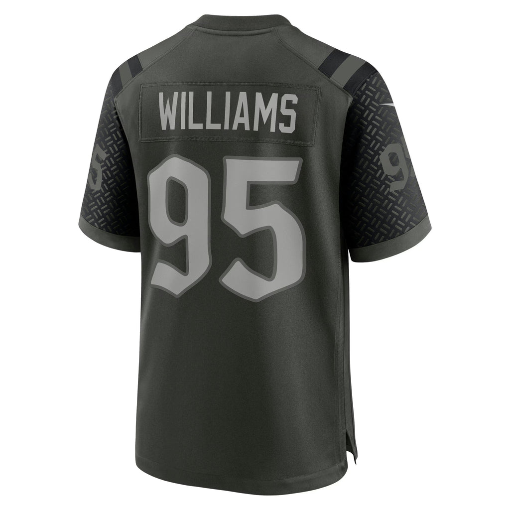 New York Jets Quinnen Williams Gotham Green 2025 Rivalries Collection Game Jersey