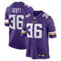 Minnesota Vikings Zavier Scott Purple Team Game Jersey