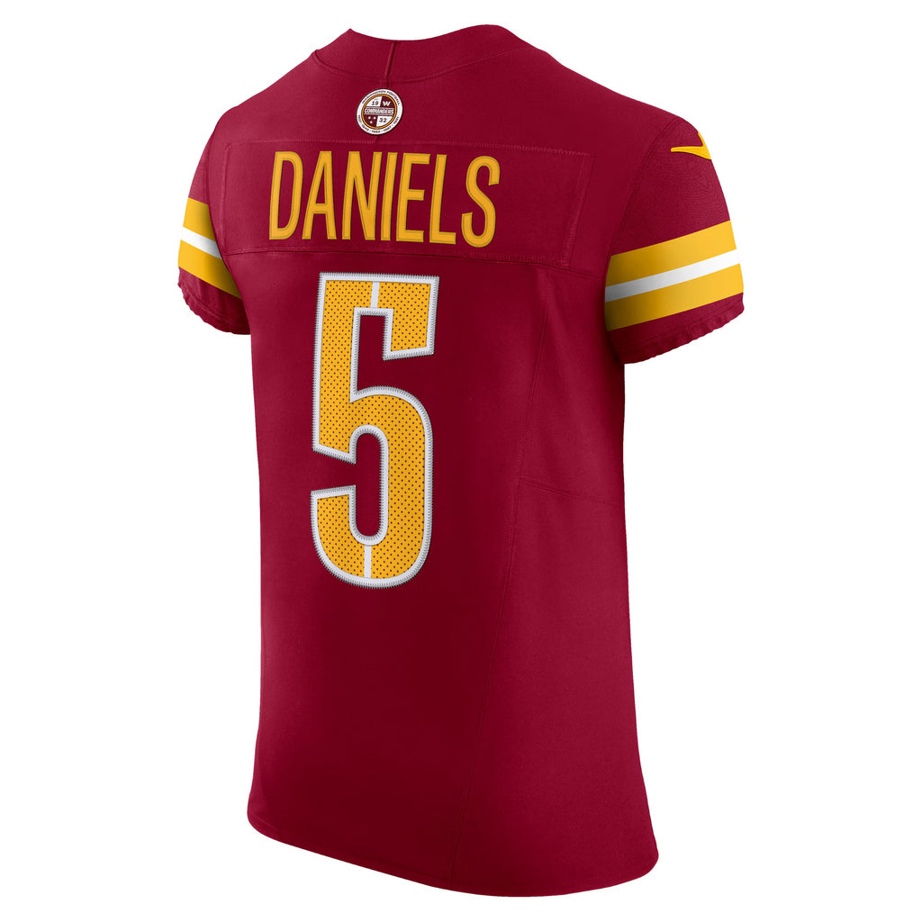 Washington Commanders Jayden Daniels Burgundy Team Vapor F.U.S.E. Elite Jersey