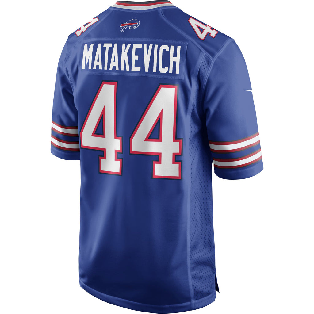 Buffalo Bills Tyler Matakevich Royal Game Player Jersey