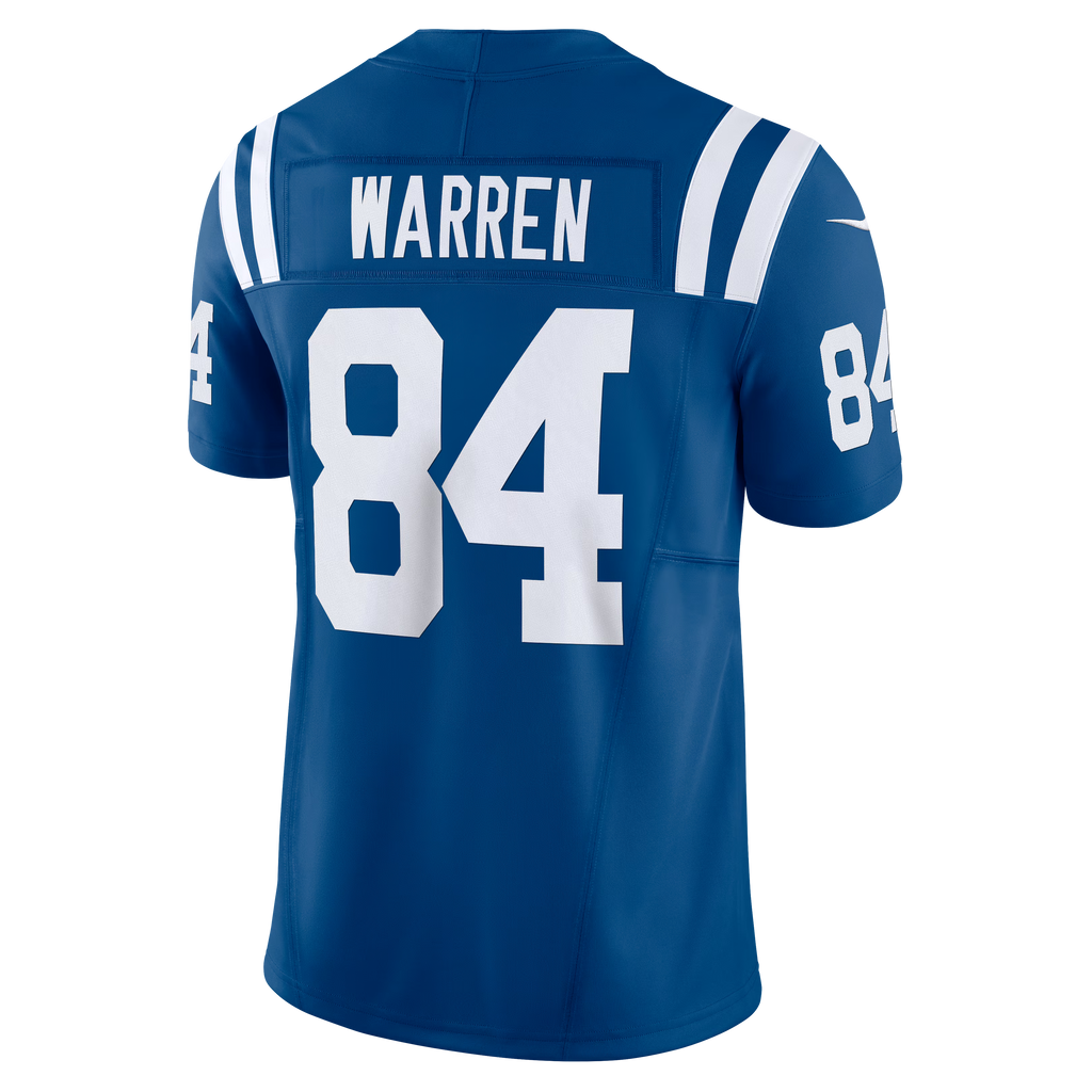 Indianapolis Colts Tyler Warren Royal Team Vapor F.U.S.E. Limited Jersey