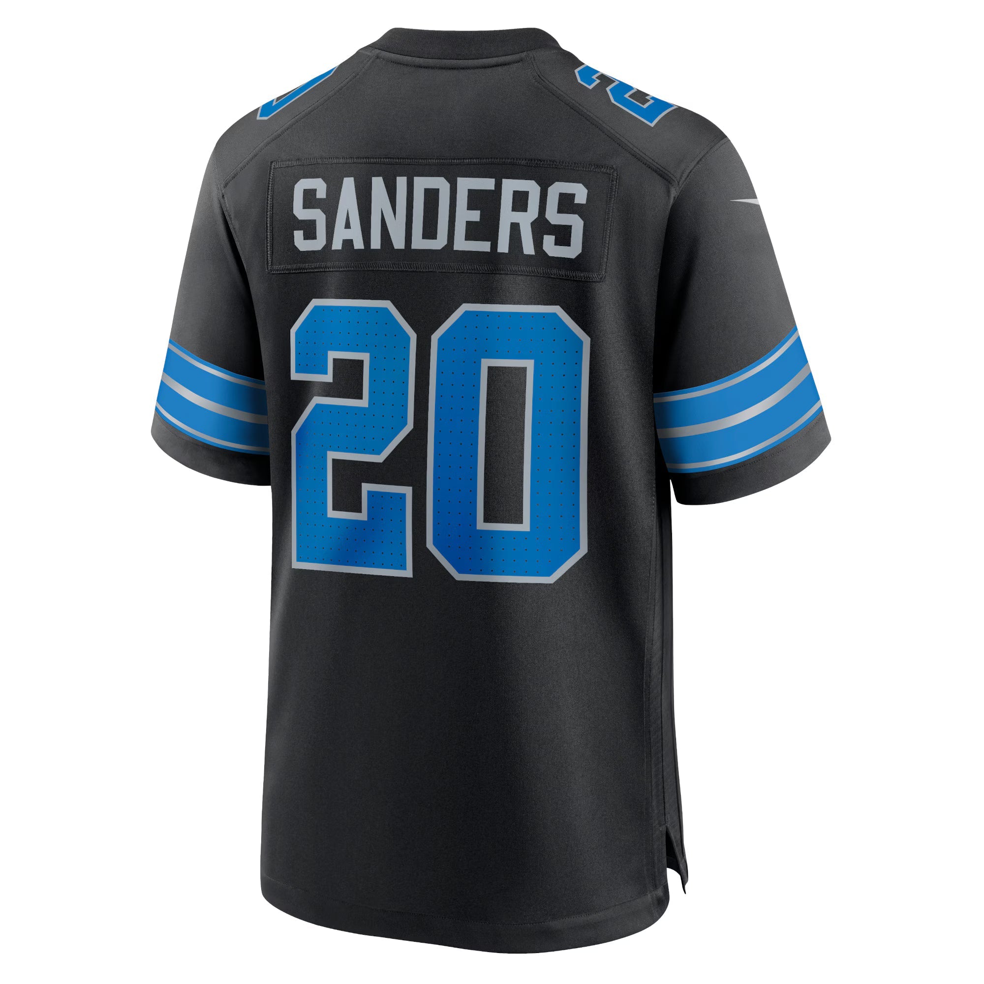 Detroit Lions Barry Sanders Black 2nd Alternate Retired Player Game Jersey