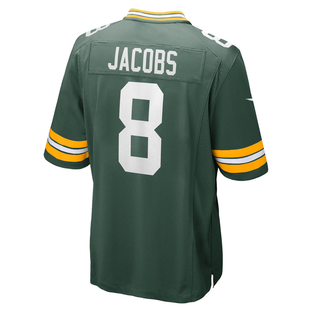 Green Bay Packers Josh Jacobs Green Team Game Jersey