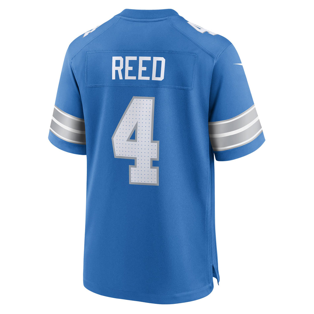 Detroit Lions D.J. Reed Blue Team Game Jersey