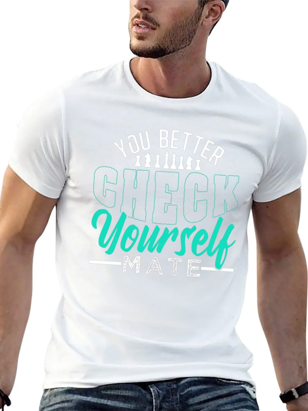 You Better Check Yourself Chess Graphic Tee