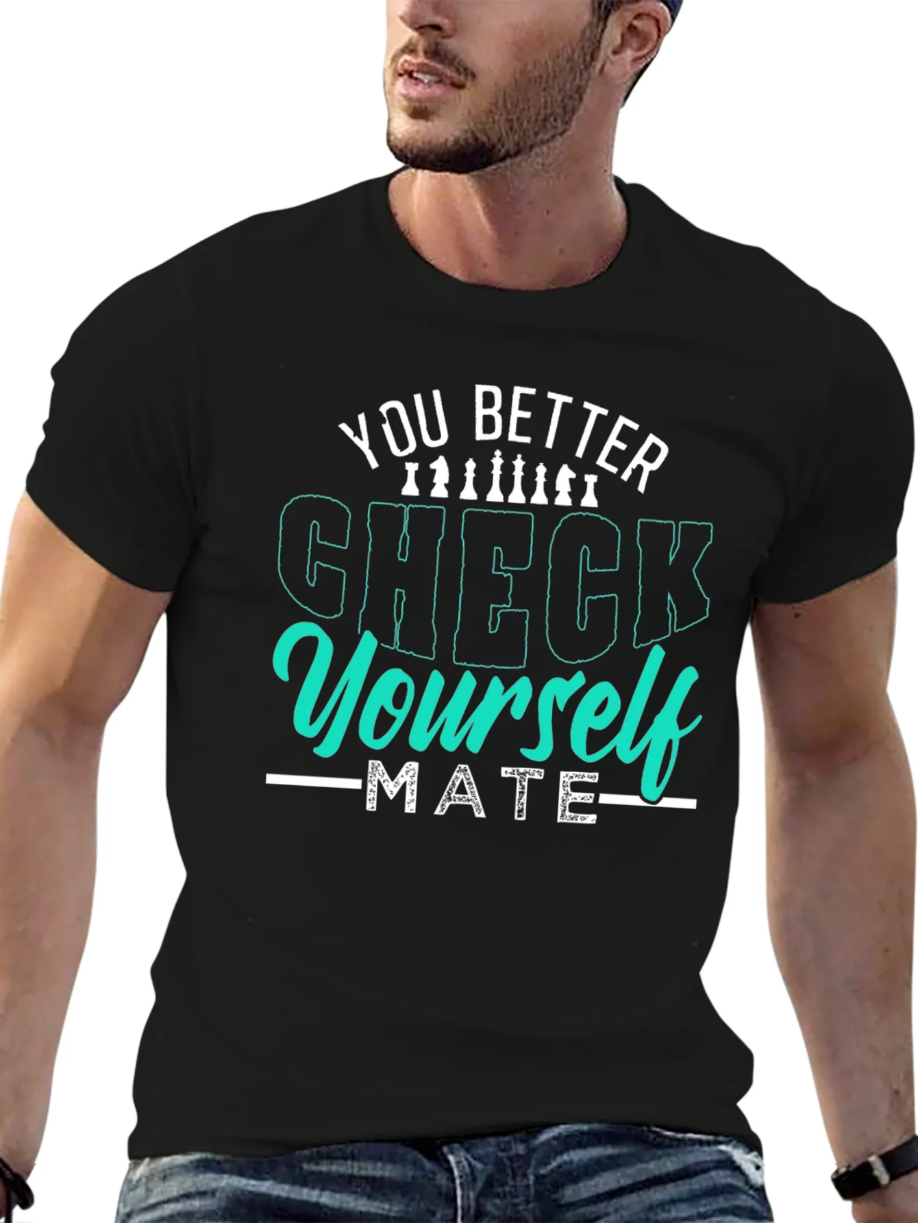 You Better Check Yourself Chess Graphic Tee