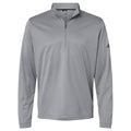 Men's Lightweight Quarter Zip Top In Grey