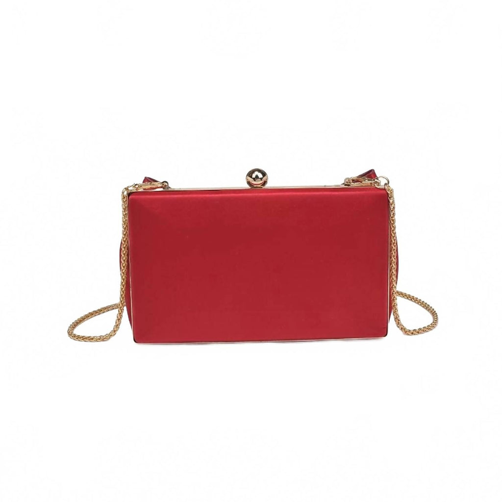 Women's Belle Bow Evening Bag In Red