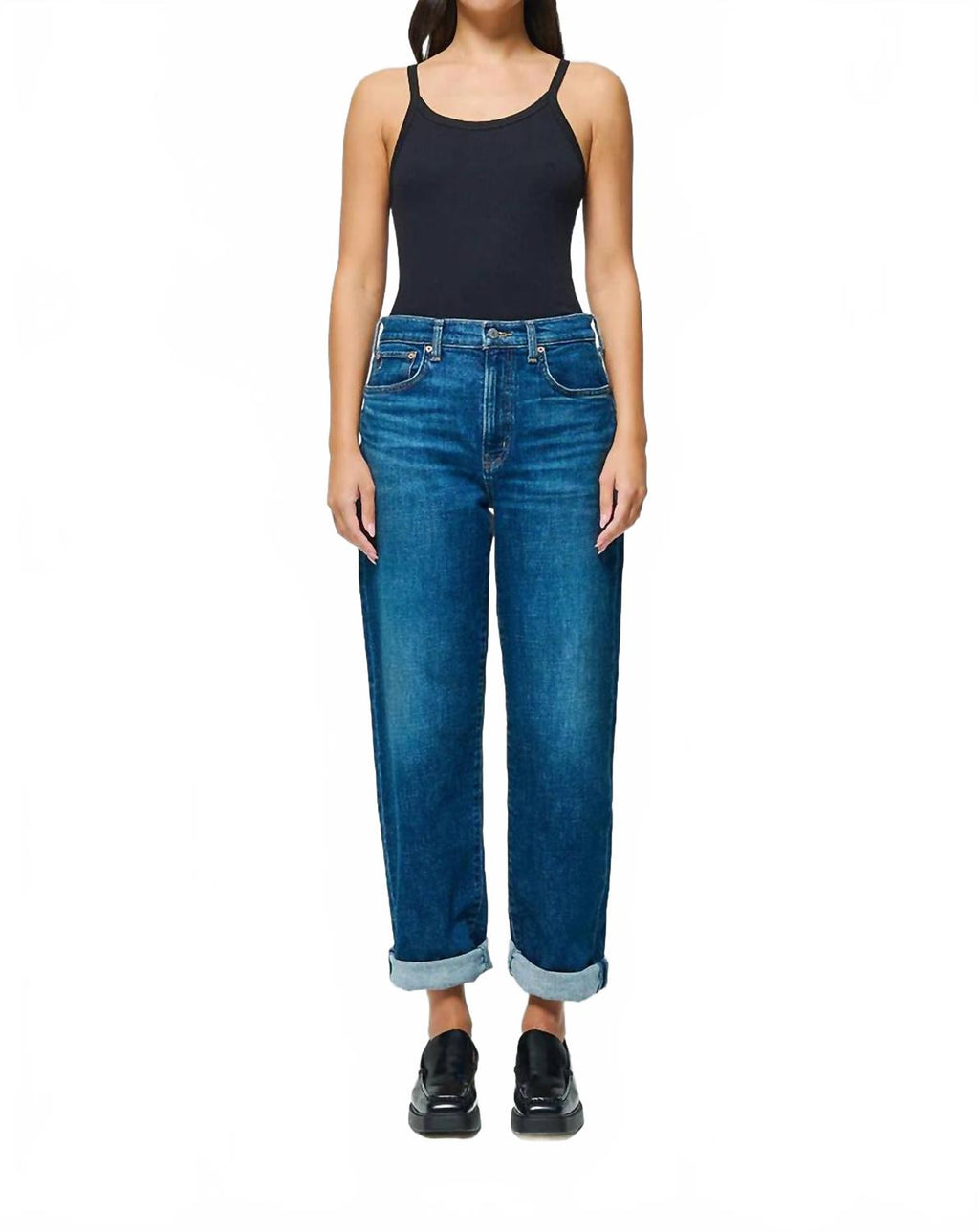 Tyler Vintage Straight Leg Jeans In Blue