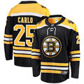 Men's Boston Bruins Brandon Carlo #25 Black Replica Player jersey