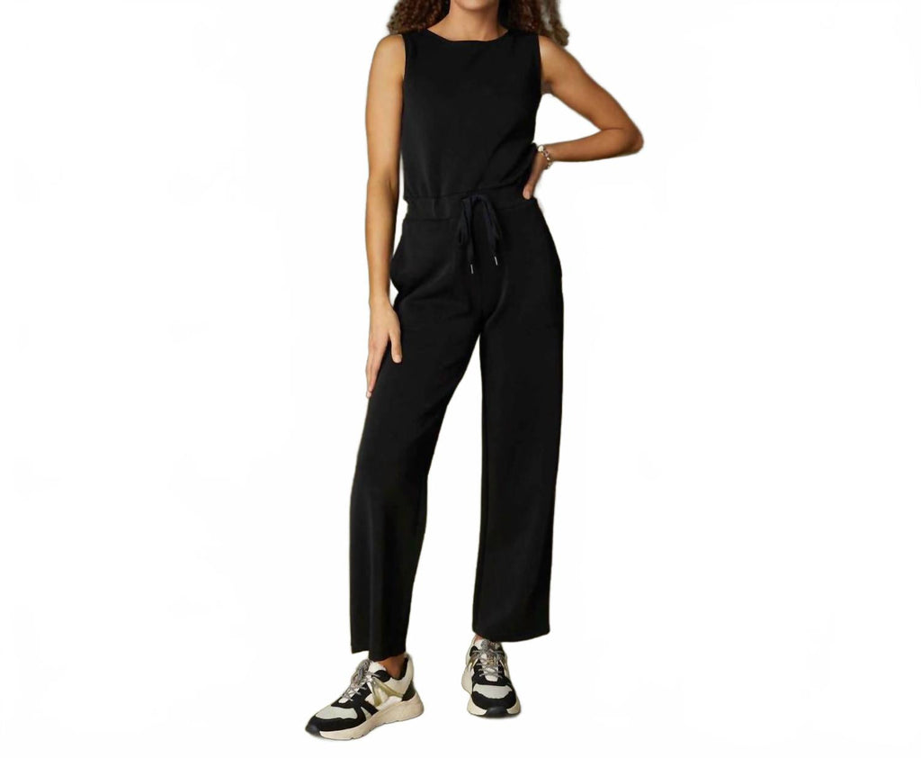 Hilarie Super Soft Romper In Black
