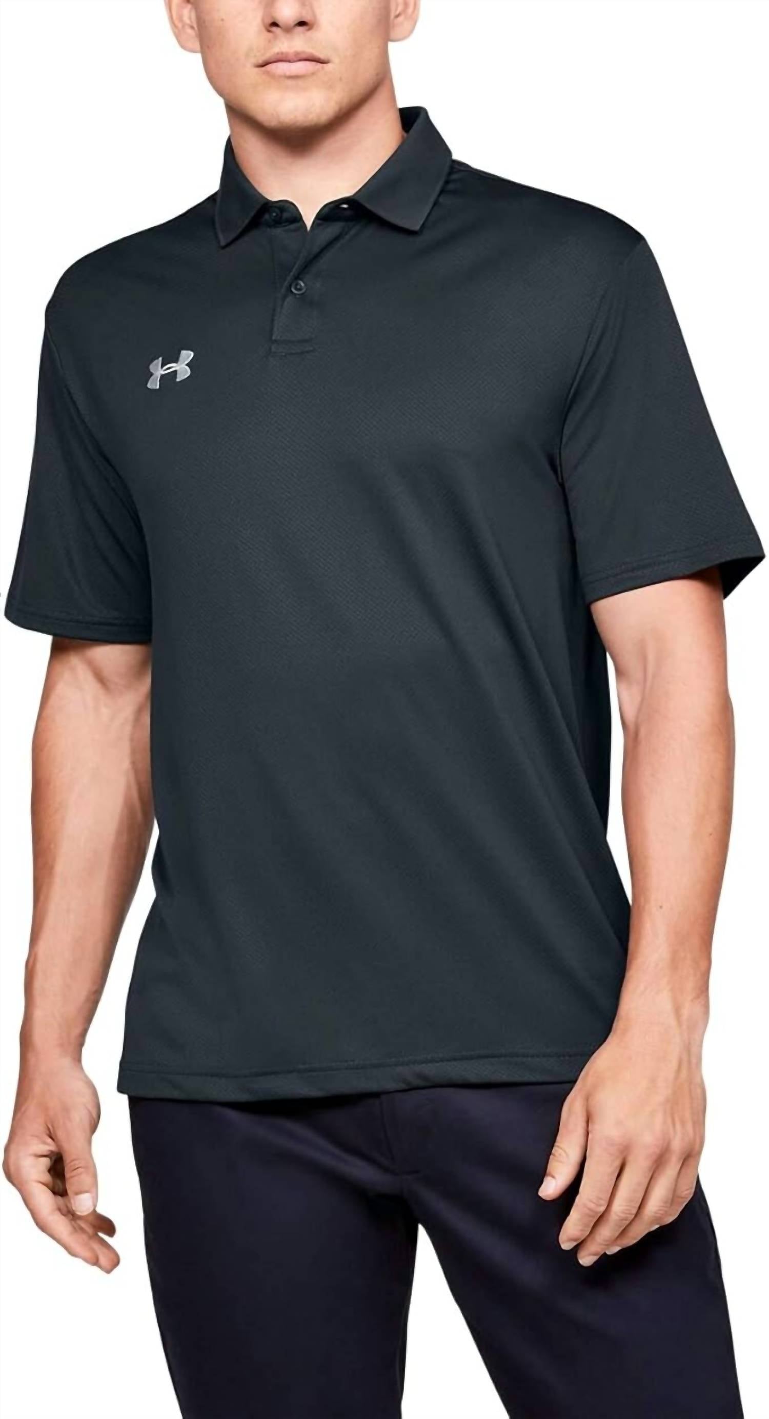 Men's Team Performance Polo In Stealth Grey