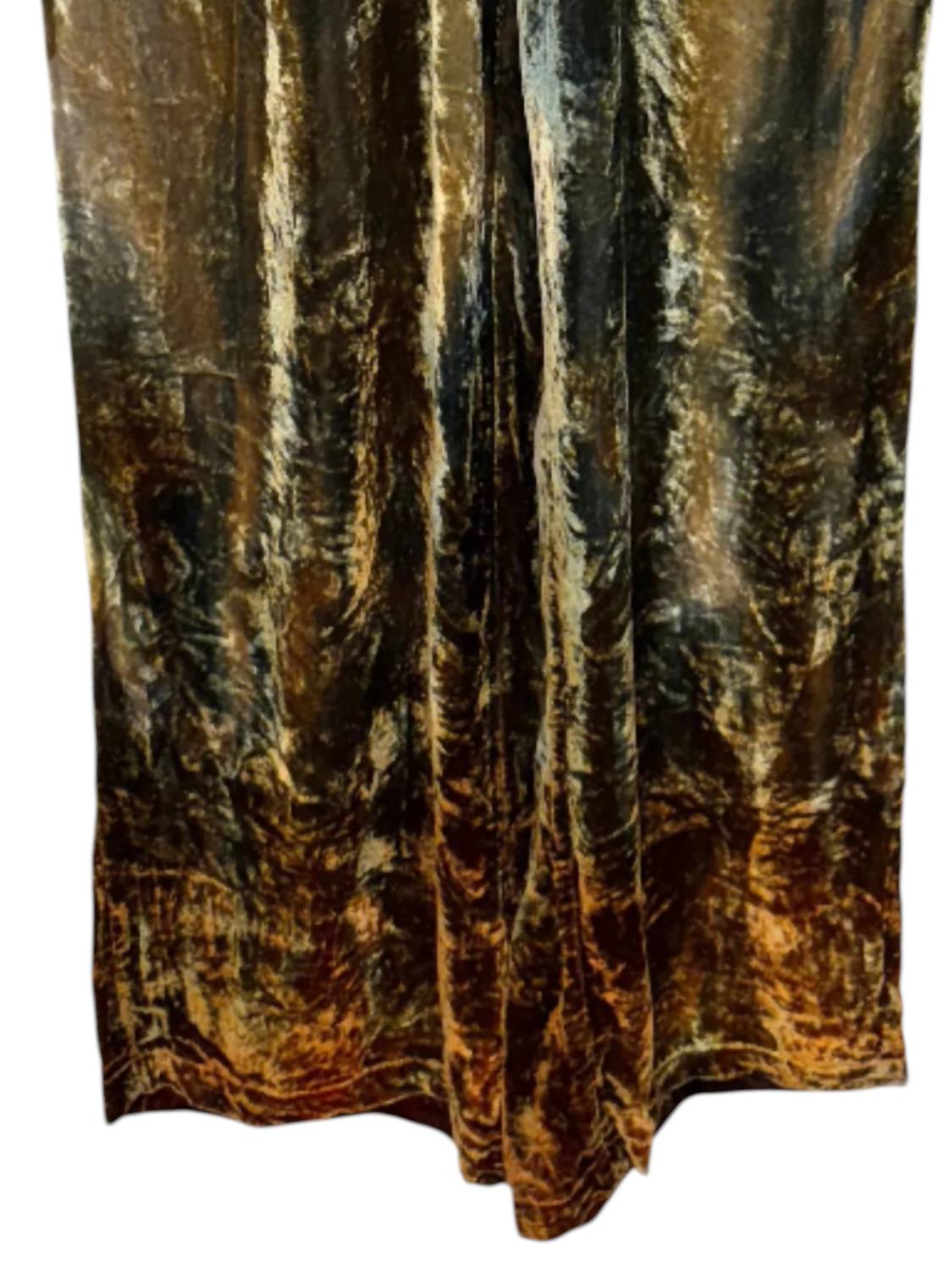 Women's Velvet Box Pants In Multi