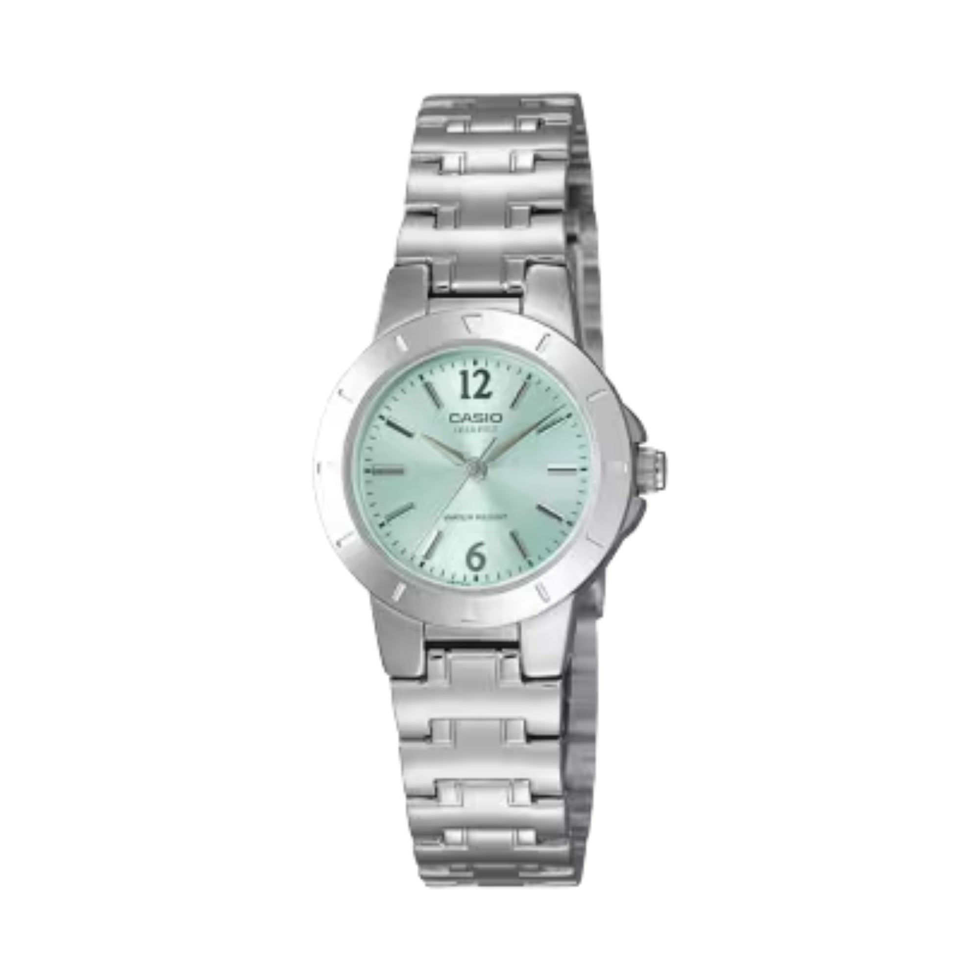Casio Women’s Stainless Steel Watch Seafoam Green Dial - LTP-1177A-3A