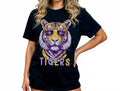 Tiger Graphic Tee In Black Multi