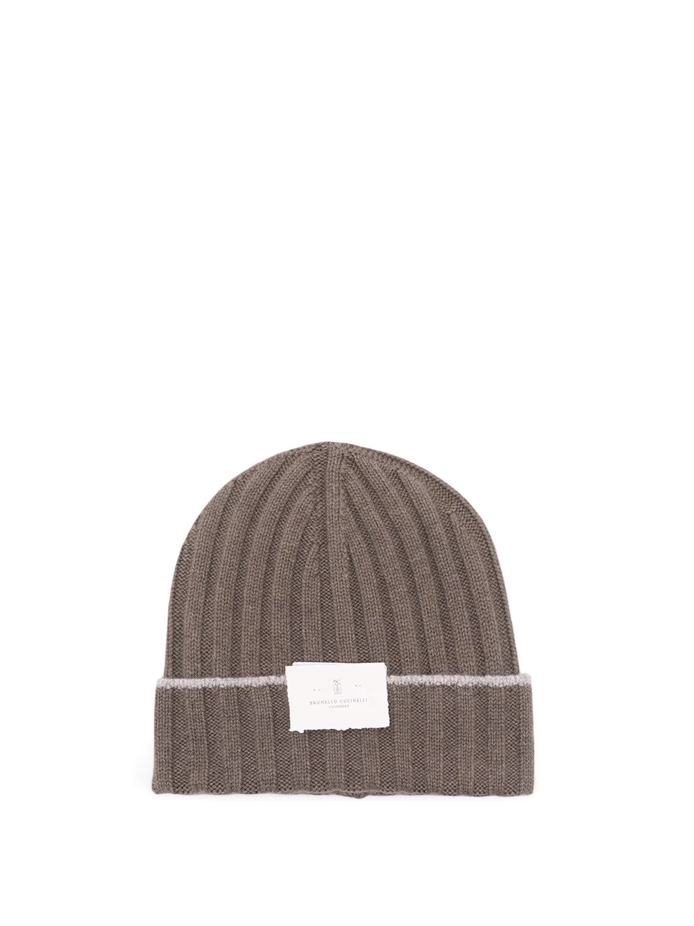 Brunello Cucinelli Men Cashmere Rib Knit Beanie