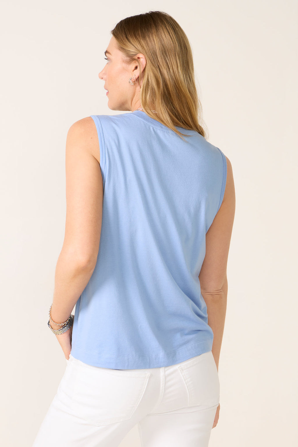 Women's Crew Neck Muscle Tank Top