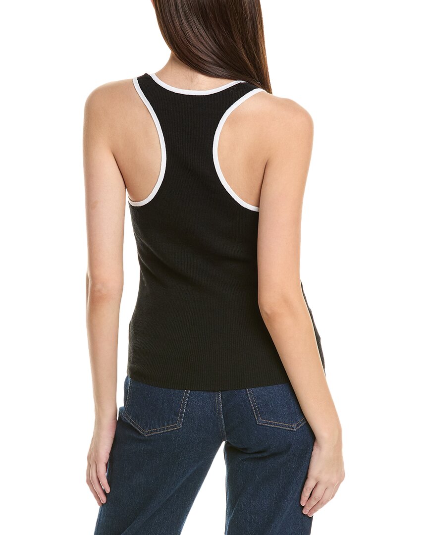 James Perse Linen-Blend Rib Tank