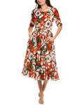 Samantha Sung Aster Midi Dress