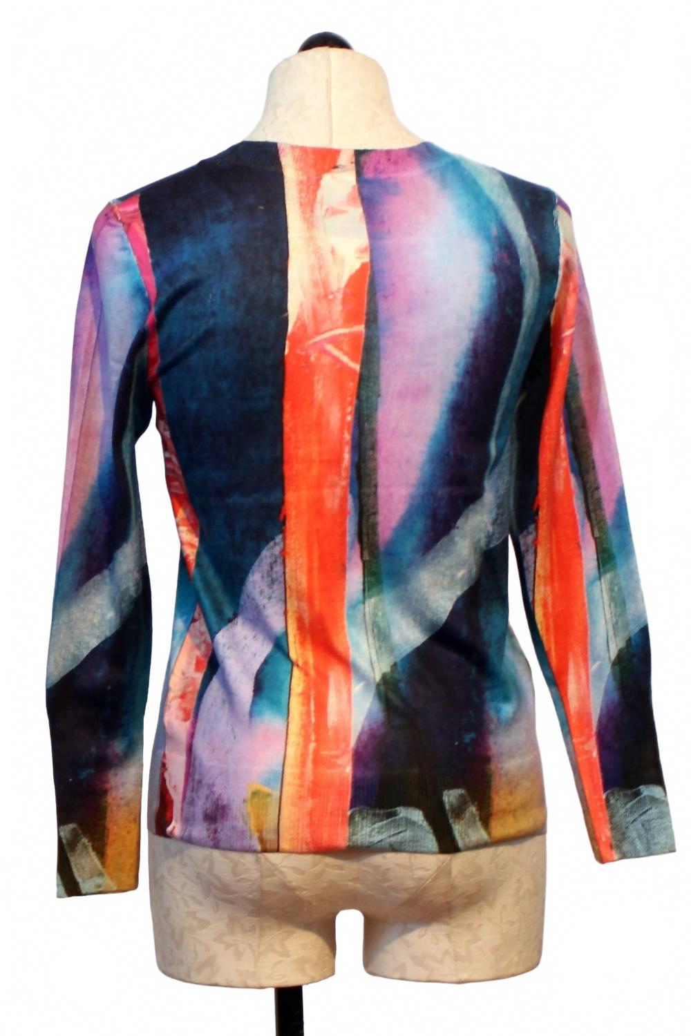 Women's Crossings On Crossings Sweater Top In Multicolor