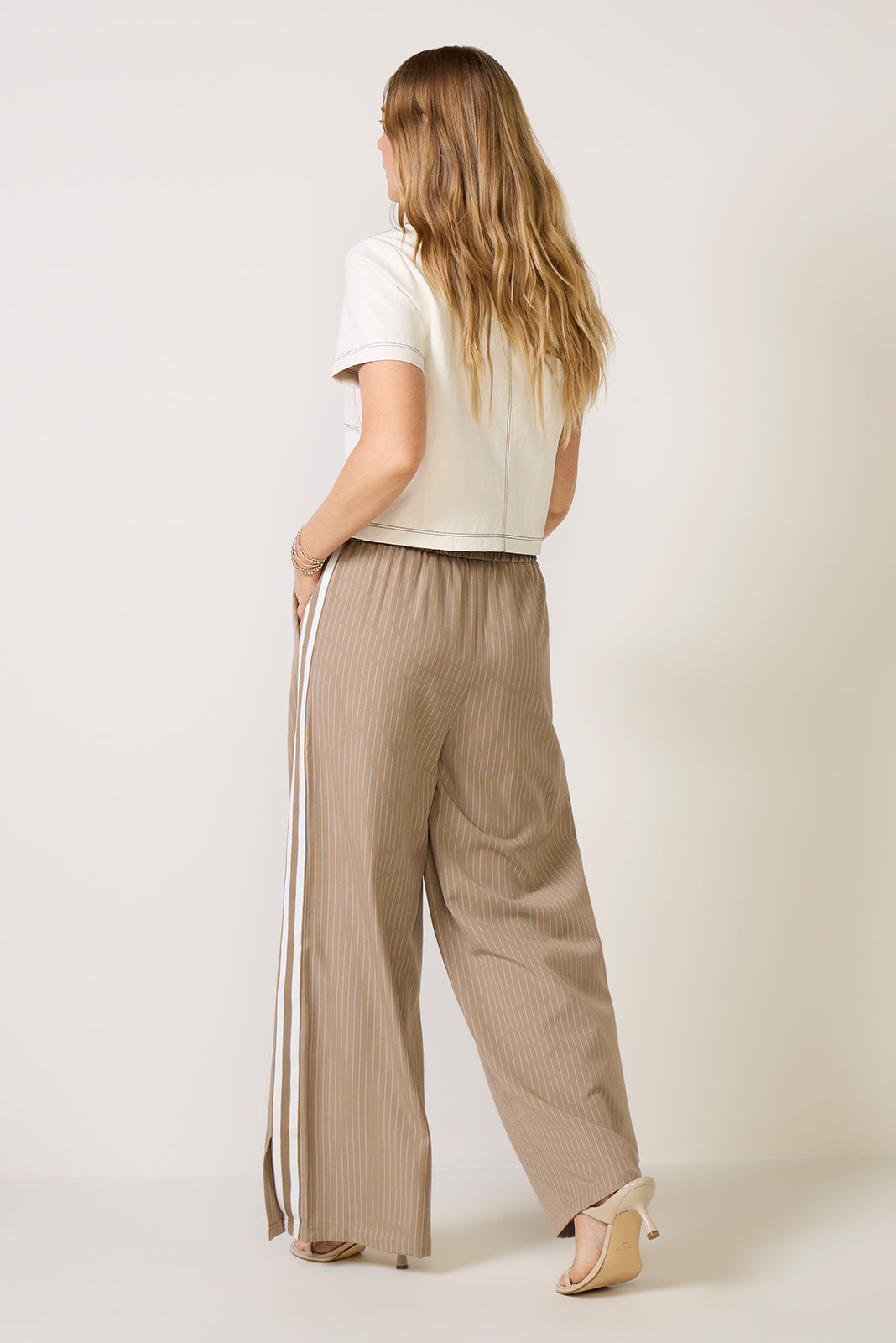 Women's Tala Pinstripe TrackPants
