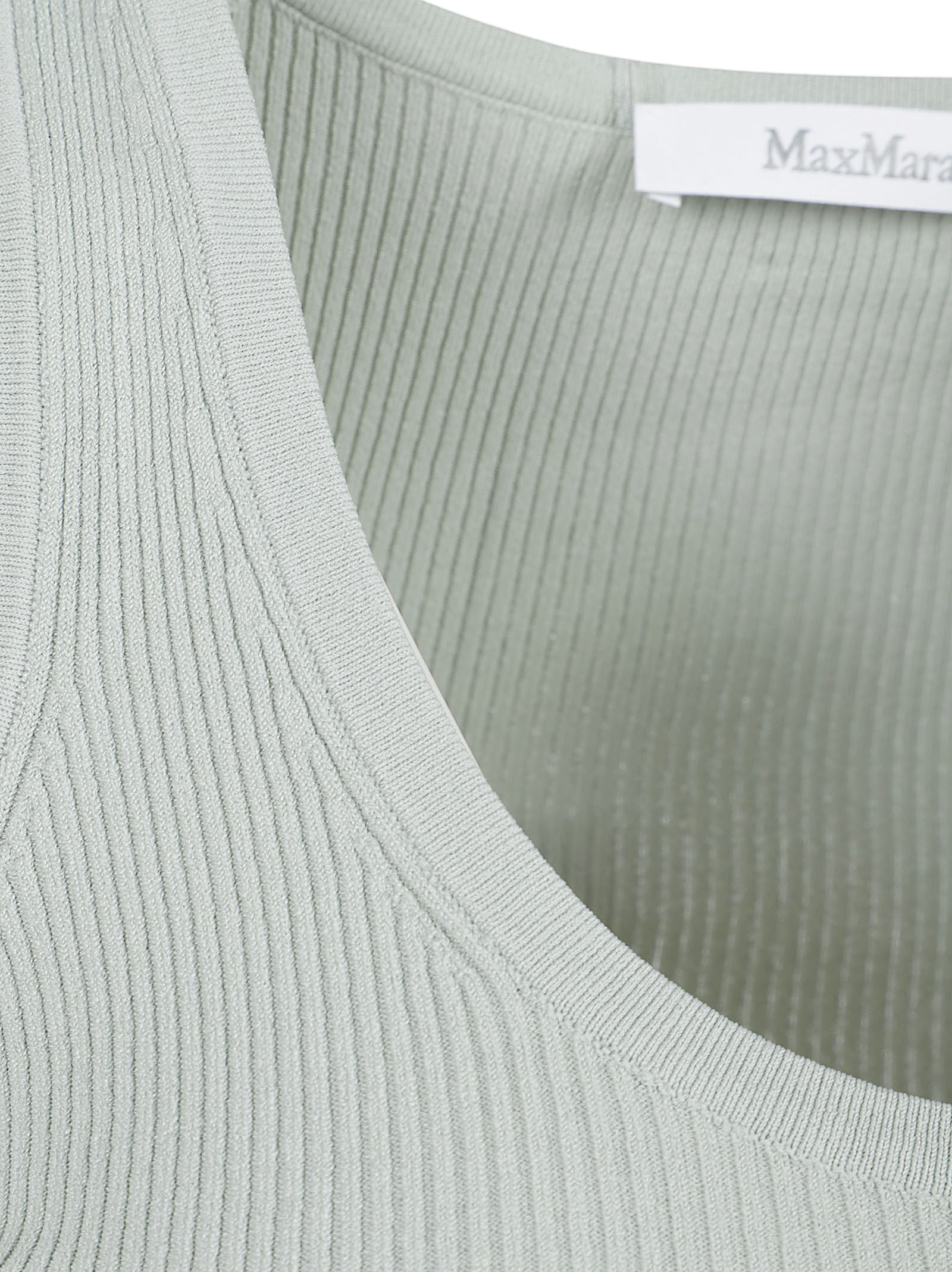 Sleeveless Ribbed Knit Top with Scoop Neckline