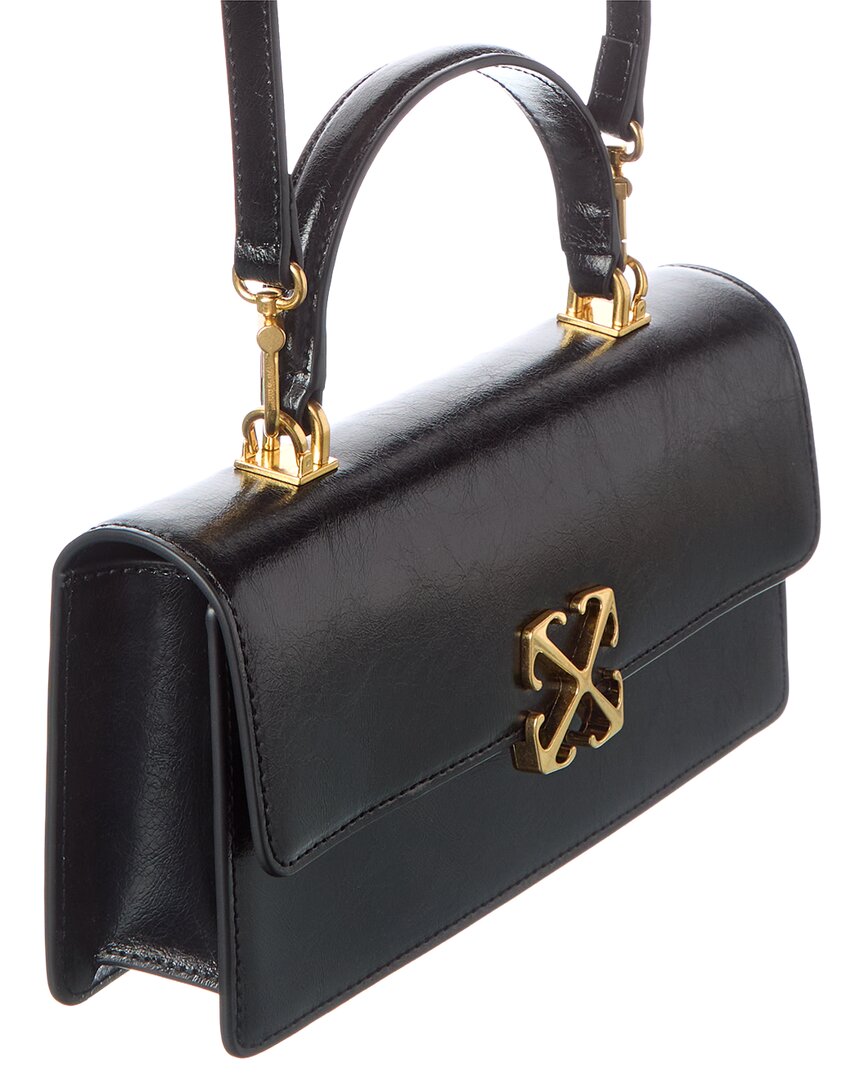 Off-White Jitney East West Leather Shoulder Bag