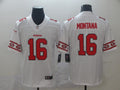 Men's San Francisco 49ers Joe Montana #16 White Authentic Game Jersey1