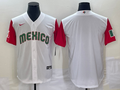 Men's 2023 World Baseball Classic Mexico White/Red Blank jersey