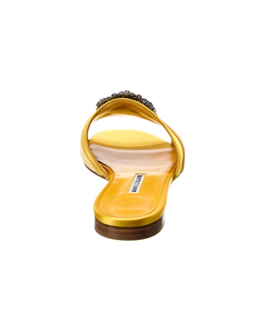 Manolo Blahnik Martamod Satin Sandal