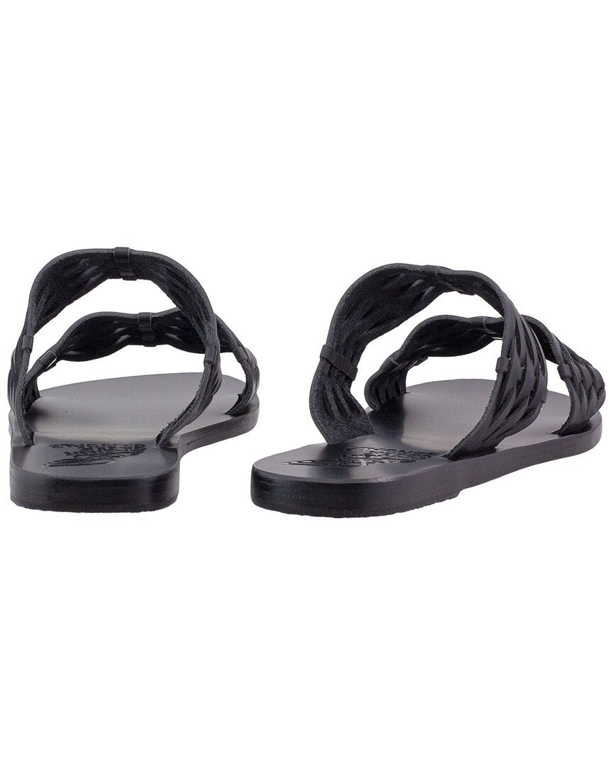 Ancient Greek Sandals Melia Woven Leather Sandal