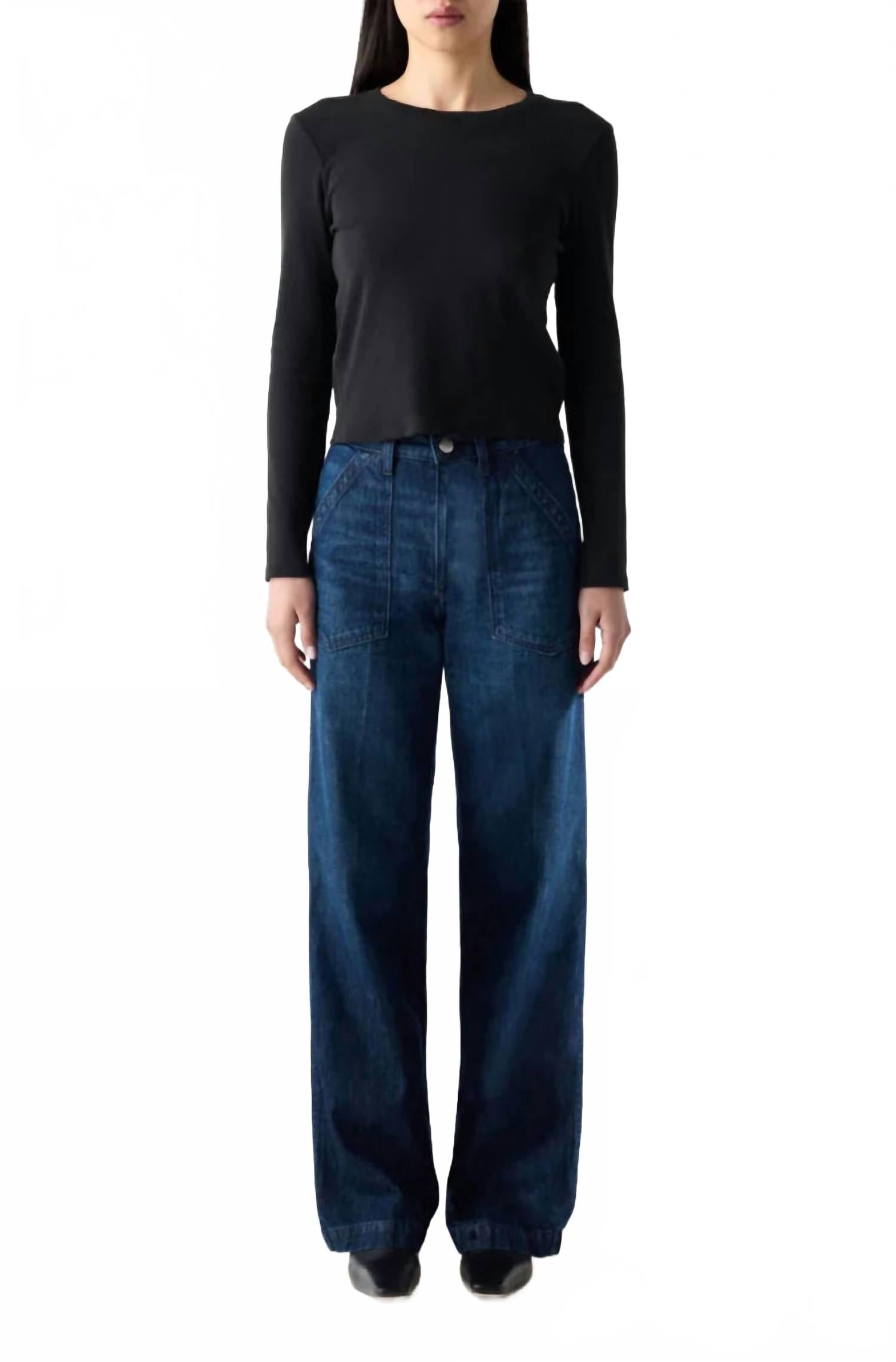 Greta High-Rise Wide-Leg Trousers In Heartthrob