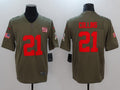 Men's New York Giants Landon Collins #21 Brown Game Jersey1