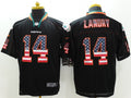 Men's Miami Dolphins Jarvis Landry #14 Black Game Jersey1