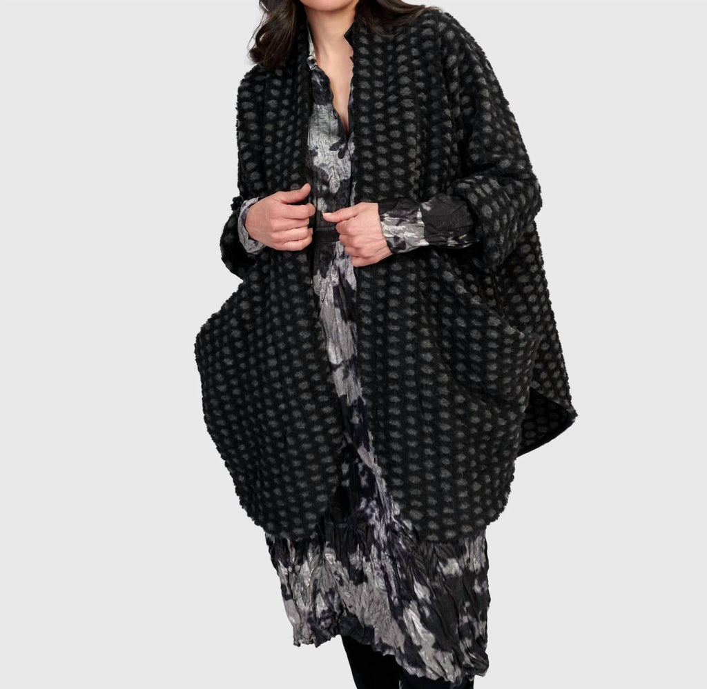 Thorne Cozy Cowl Jacket In Net