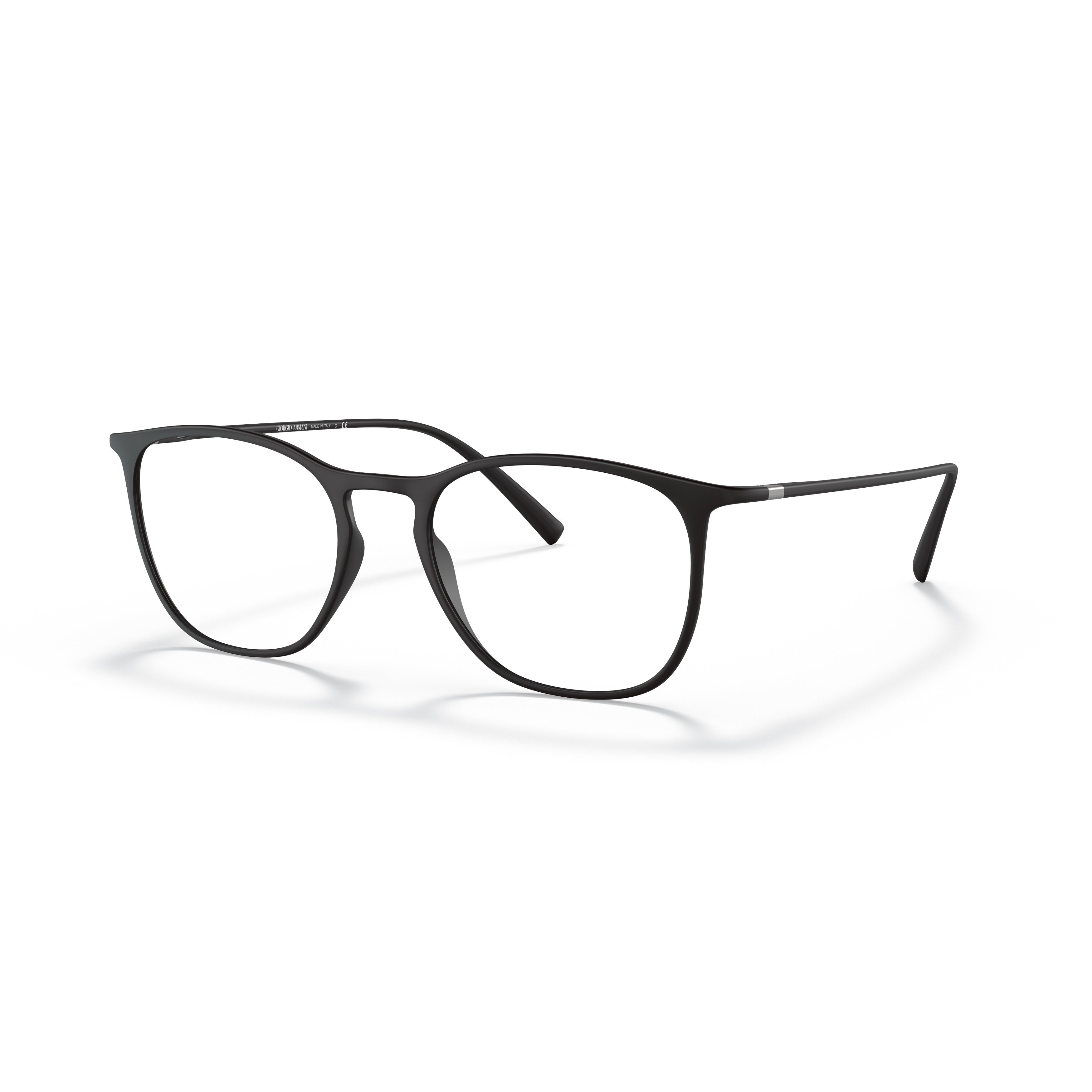 0Ar7202 Minimalist Black Nylon Sunglasses