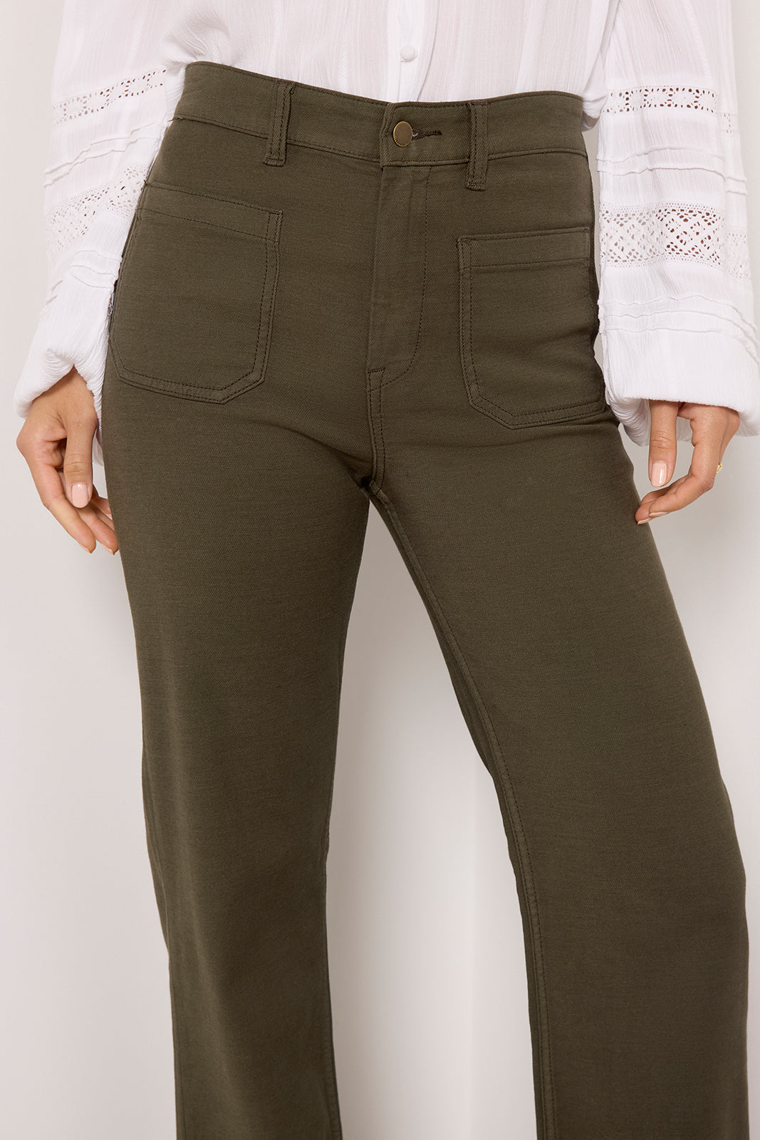 Women's Stretch Terry Patch Pocket Pants