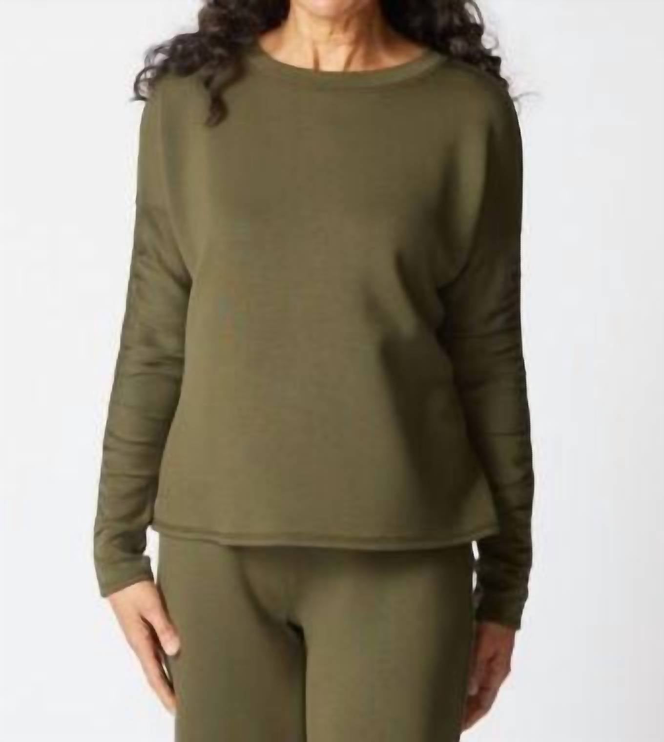Passport Knit Wander Pullover In Forest