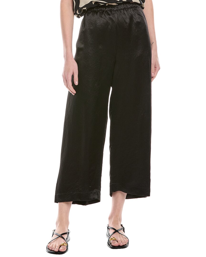Enza Costa Hammered Satin Ankle Pant