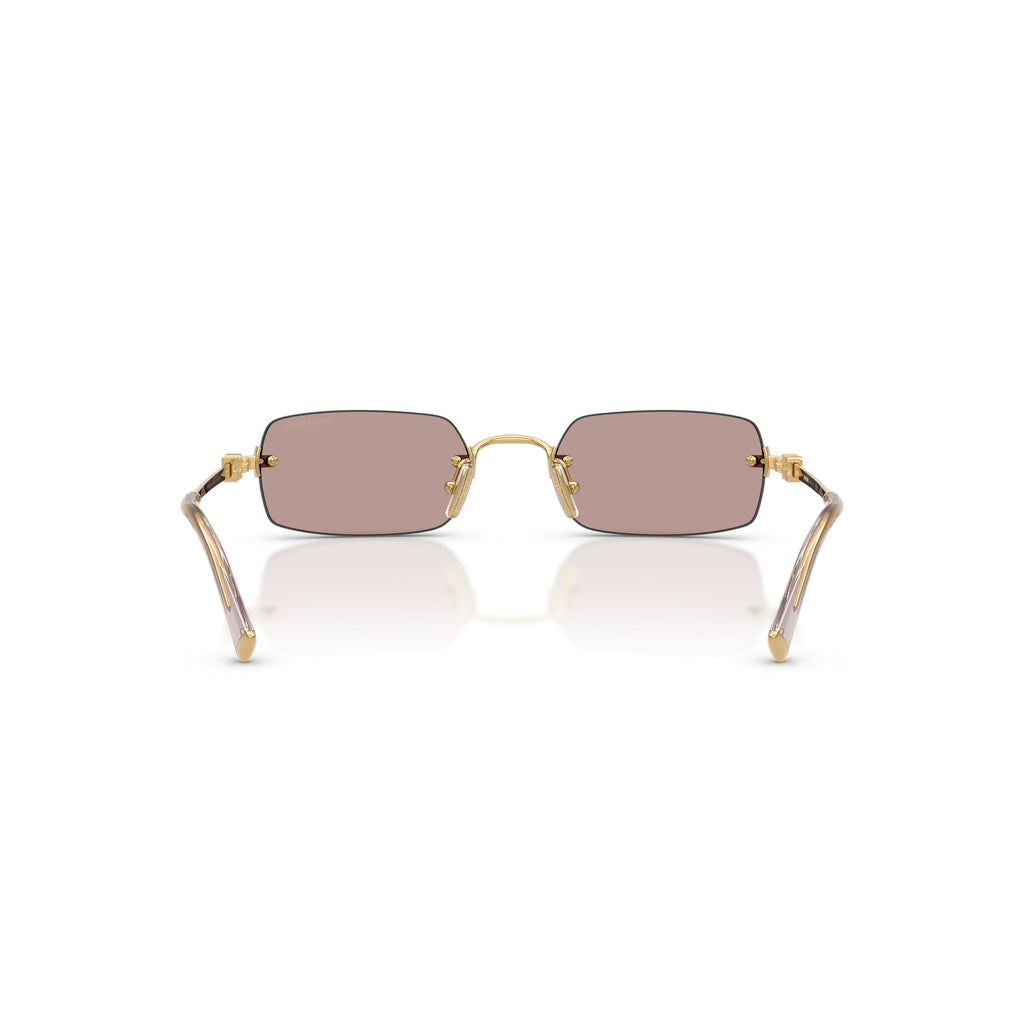 0mu B50s Rimless Rectangular Sunglasses