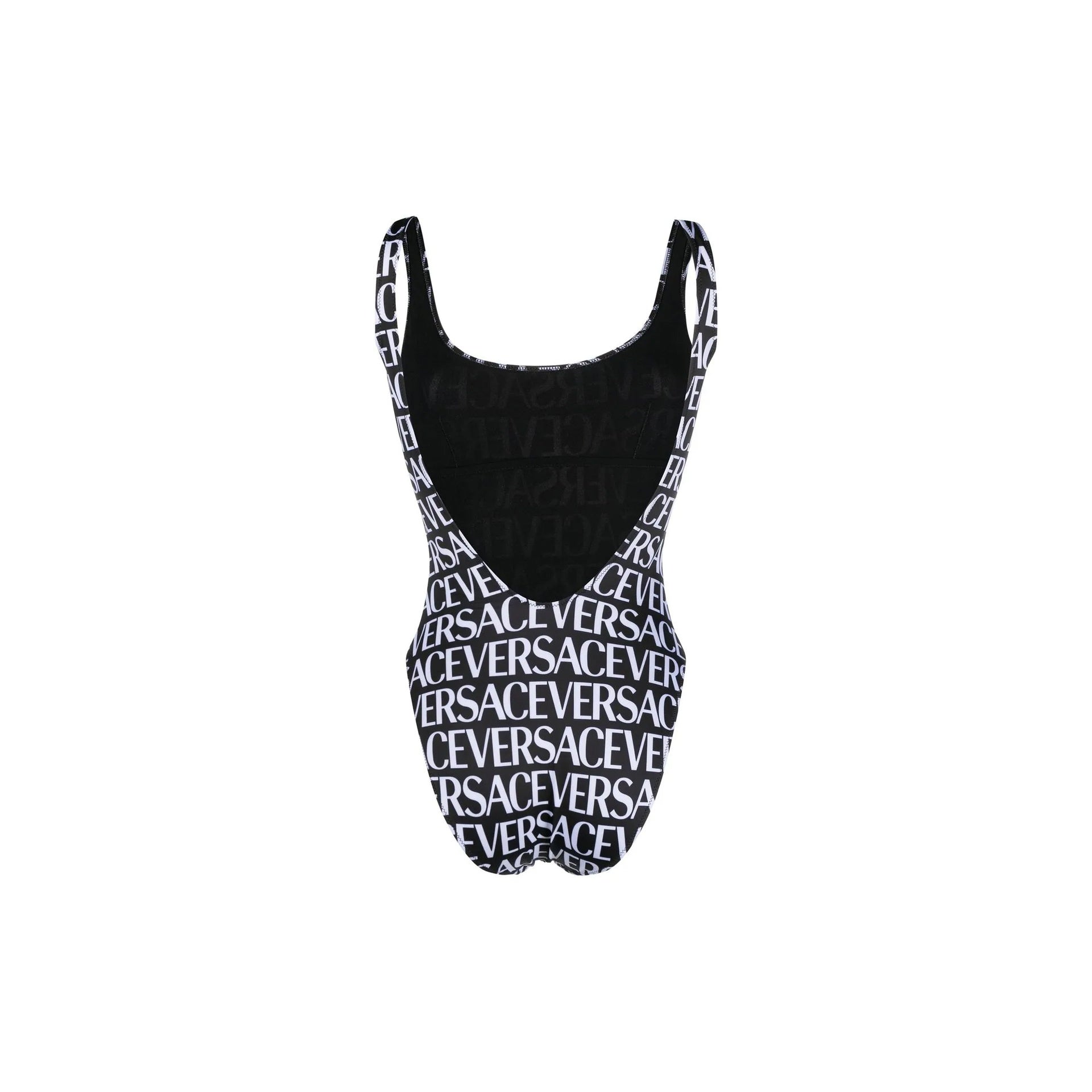 Versace All-Over Logo One-Piece Swimsuit Women