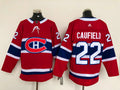 Men's Montreal Canadiens Cole Caufield #22 Red Player jersey