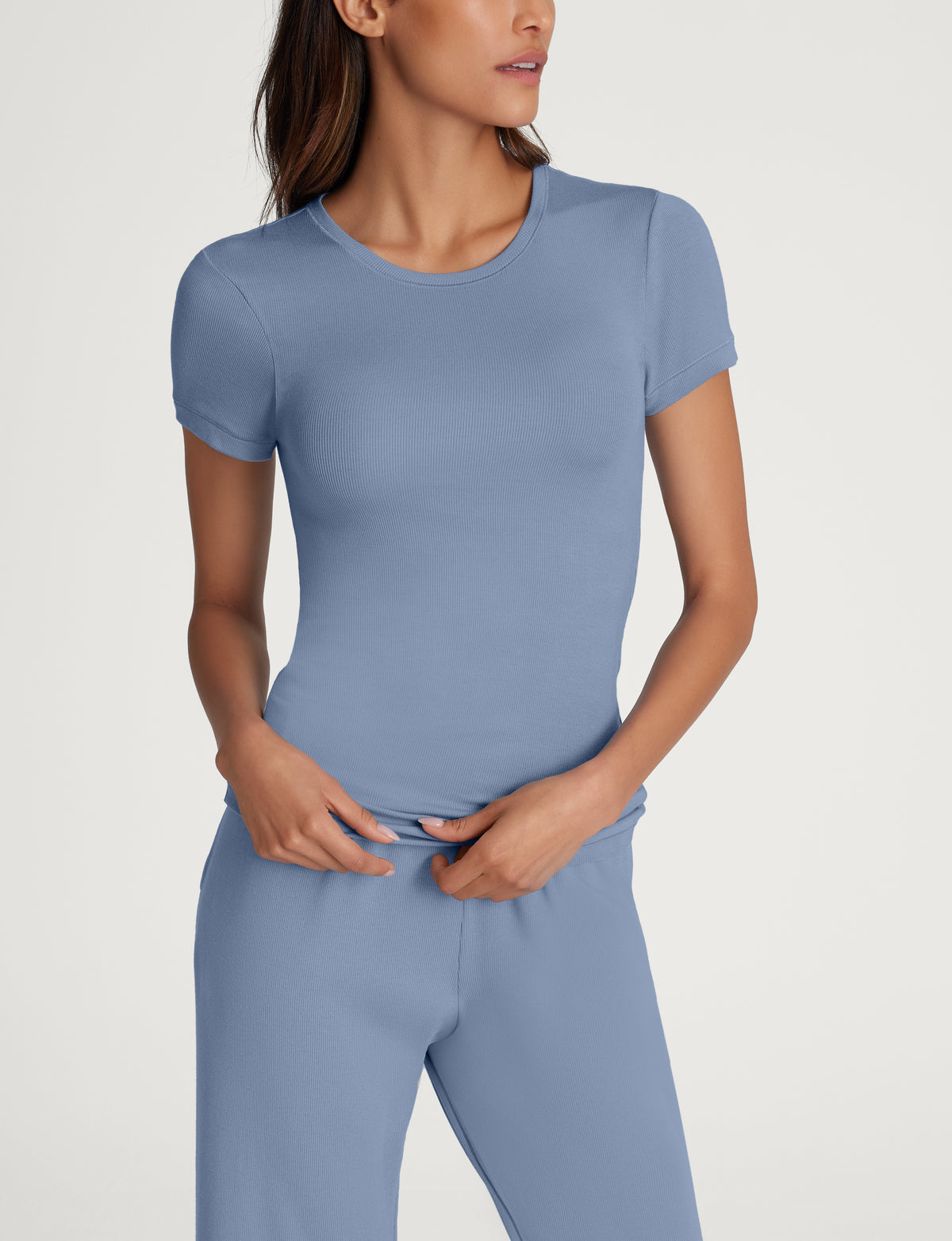 Women's Micro Rib Cap Sleeve T-Shirt