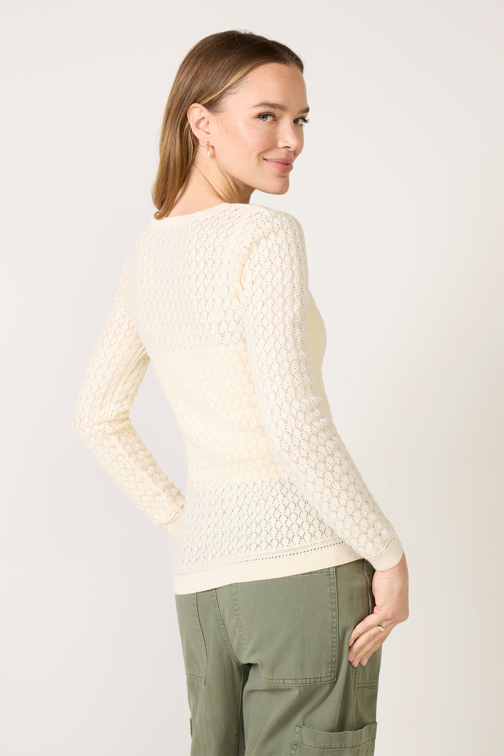 Women's Everyday Pointelle Cardigan