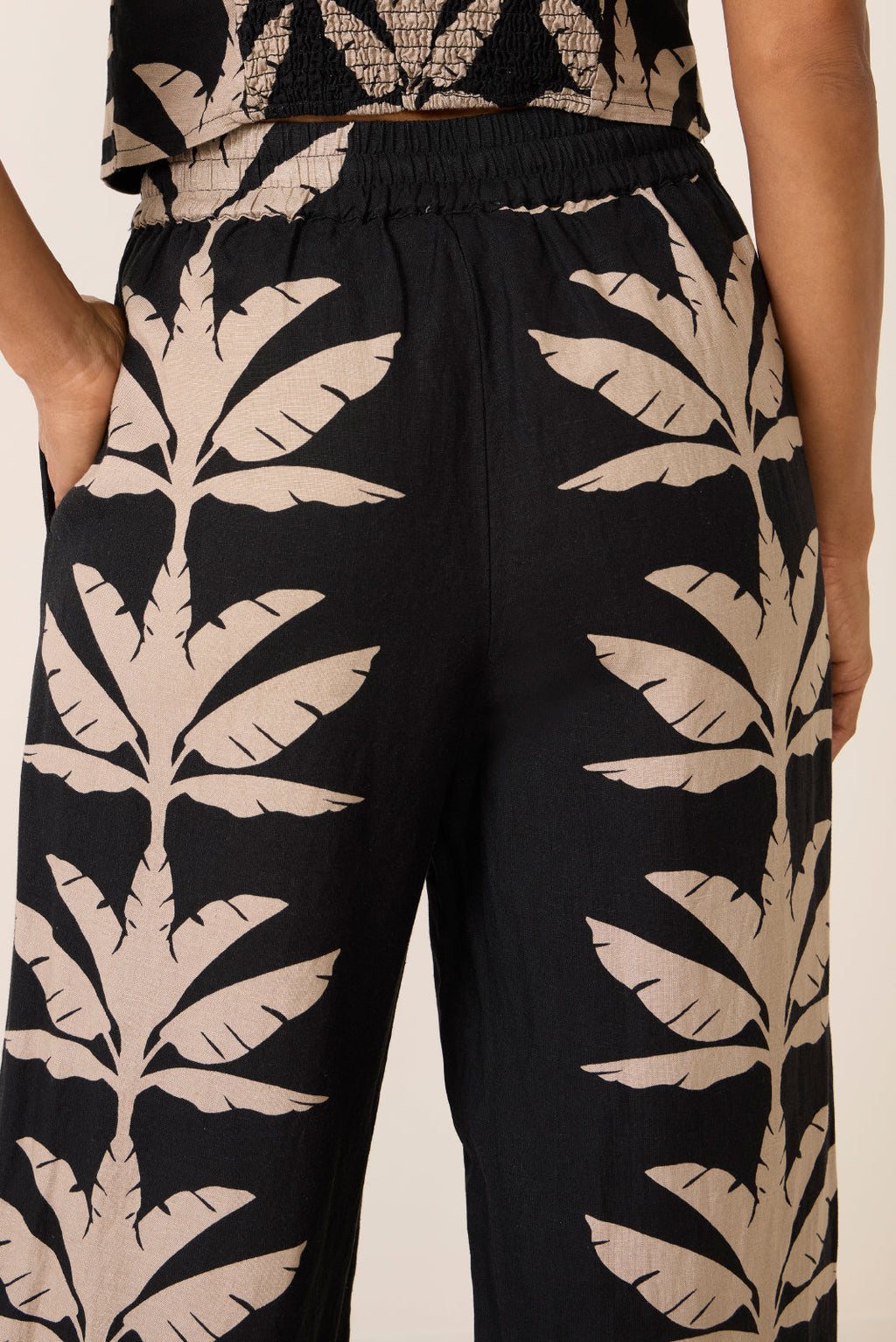 Women's Dani Wide Leg Linen Pants