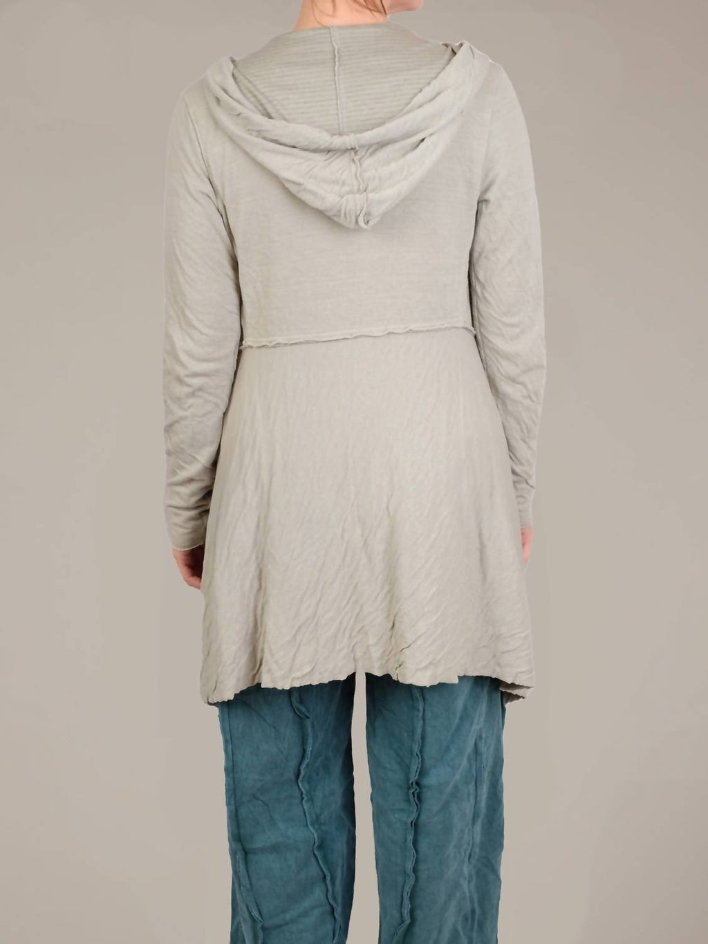 Hooded Jacket In Basalm Green