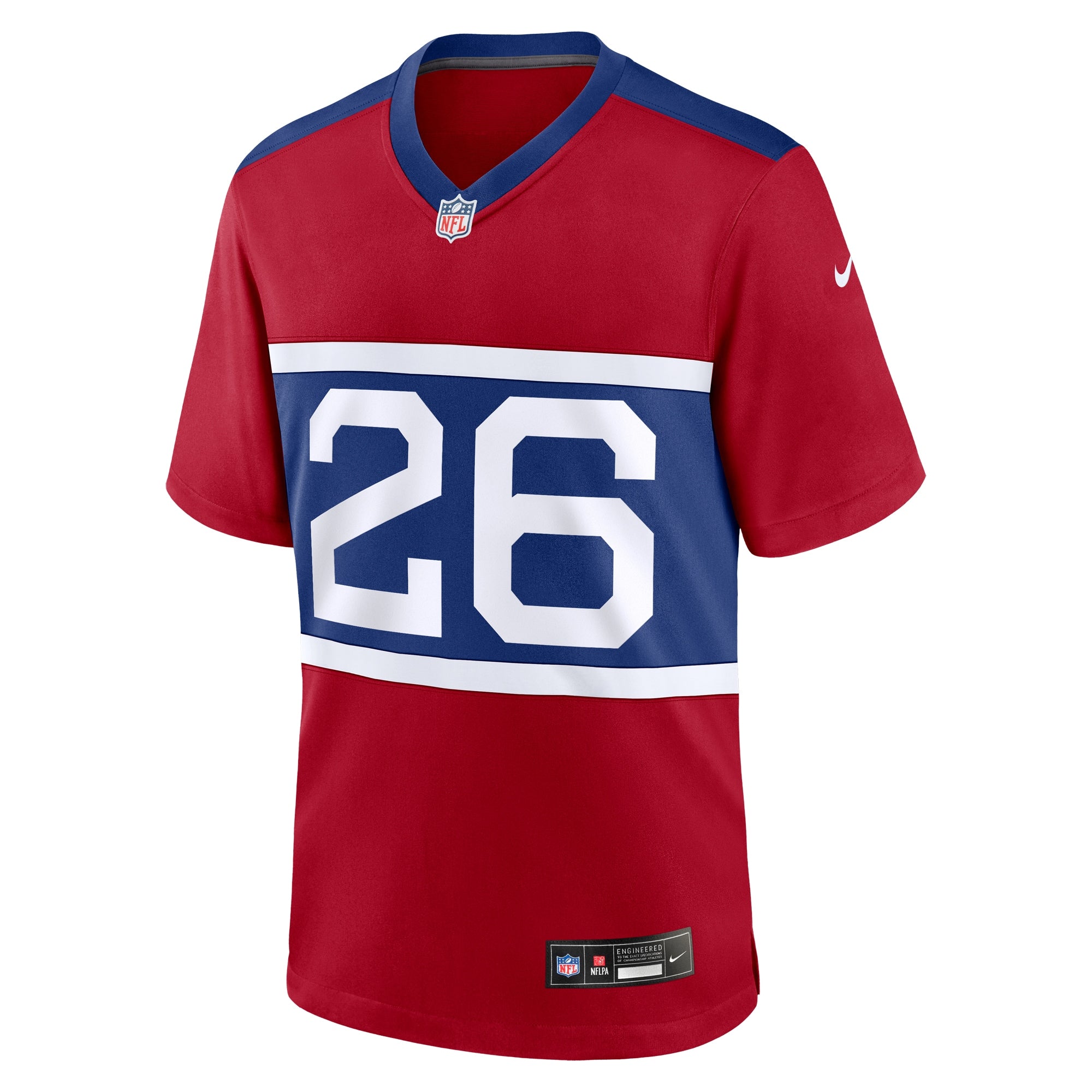 Devin Singletary New York Giants Nike Alternate   Game Jersey - Century Red